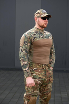 Тактическая боевая потоотводная рубашка Tactical Series Multicam мультикам XL - изображение 3