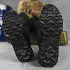 Тактичні кросівки літні Extreme Police ВТ1008 чорні шкіряні сітка прошиті 44 - зображення 7