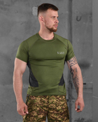 Компресійна чоловіча футболка 5.11 Tactical 2XL оліва (87433) - зображення 1