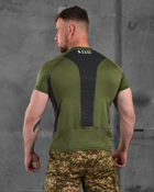 Компресійна чоловіча футболка 5.11 Tactical L оліва (87433) - зображення 3