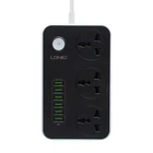 Сетевой Удлинитель LDNIO SC3604 6USB 3.4A Цвет Черный
