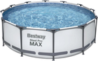 Каркасний басейн Bestway Steel Pro Max 4 in 1 з фільтруючою помпою та драбинкою 366 x 100 см (6942138982435) - зображення 1