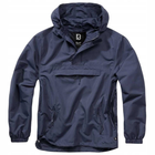 Куртка літня Brandit Summer Windbreaker з вітрозахисними та водовідштовхувальними властивостями вітровка анорак синій XL - зображення 4
