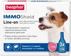 Капли Beaphar Immo Shield Line-on for Small Dogs антипаразитные с диметиконом для собак 1-15 кг 3 пипетки (13582) (8711231135820)