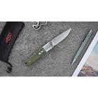 Нож складний с клипсой Ganzo G7211-GR зеленый - изображение 5