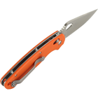 Нож складной с клипсой Ganzo G729-OR оранжевый - изображение 4