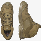 Черевики тактичні Salomon XA Forces MID Gore-Tex Coyote Brown, Розмір 42 - зображення 3