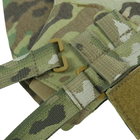 Универсальная сумка-защита паха (напашник) тройной с баллистическим пакетом 1 класс защиты Militex cordura USA Мультикам - изображение 9