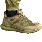 Тактичні кросівки літні Stimul Райдер олива хакі шкіряні сітка 41 - зображення 1
