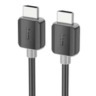 Кабель HOCO US08 HDTV 2.0 male-to-male 4K HD data cable(L=1M) Black (6931474799388)