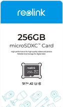 Карта пам'яті Reolink microSDXC 256GB Class 10 (6975253983728) - зображення 2