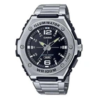 Чоловічий сталевий наручний годинник Casio Японія Collection MWA-100HD-1AVEF зі сталевим браслетом