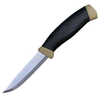 Туристический нож Morakniv Companion Desert нержавеющая сталь, клинок 104мм, нож 219мм, 2,5мм, 118г, ножны - изображение 1