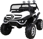 Електромобіль Ramiz Jeep Mercedes Benz Unimog Білий (5903864914856) - зображення 1