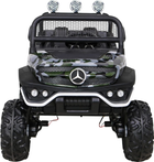 Електромобіль Ramiz Jeep Mercedes Benz Unimog Камуфляжний лакований (5903864914849) - зображення 3