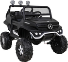 Електромобіль Ramiz Jeep Mercedes Benz Unimog Чорний (5903864914825) - зображення 10