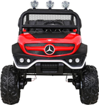 Електромобіль Ramiz Jeep Mercedes Benz Unimog Позашляховик Червоний (5903864914832) - зображення 3