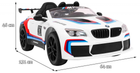 Електромобіль Ramiz BMW M6 GT3 Білий (5903864903973) - зображення 2