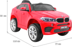 Samochód elektryczny Ramiz BMW X6M Czerwony (5903864906509) - obraz 2