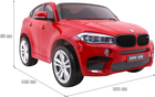 Електромобіль Ramiz BMW X6M XXL Червоний лакований (5903864906332) - зображення 2