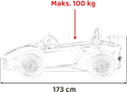 Samochód elektryczny Ramiz Lamborghini Aventador SV Niebieski (5903864955767) - obraz 3