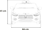 Samochód elektryczny Ramiz Maserati Ghibli Czarny (5903864941920) - obraz 2