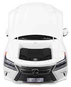 Електромобіль Ramiz Lexus LX570 Білий (5903864904970) - зображення 14