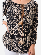 Блузка жіноча Zaiia ZABL10 One size Чорна (8220355498853) - зображення 4