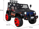 Електромобіль позашляховий Ramiz Raptor Drifter 4 x 4 Flames (5903864907179) - зображення 2