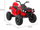 Quad elektryczny Ramiz ATV Air Czerwony (5903864904444) - obraz 2