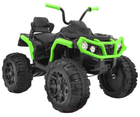 Quad elektryczny Ramiz ATV z dźwiękowymi i świetlnymi efektami Czarno-zielony (5903864904512) - obraz 8