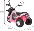 Motocykl elektryczny Ramiz MiniBike Różowy (5903864905991) - obraz 2