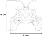 Quad elektryczny Ramiz McLaren Racing MCL 35 Pomarańczowy (5903864941258) - obraz 2