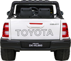 Samochód elektryczny Ramiz Toyota Hilux Biały (5903864955408) - obraz 5