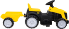 Електричний трактор Ramiz із причепом Жовтий (5903864907667) - зображення 6