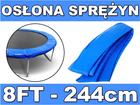 Чохол для батута SkyRamiz 244 см Синій (5903864910247) - зображення 2