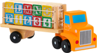 Zabawka edukacyjna Milly & Ted Alfabet Blocks Truck (5903864954852) - obraz 6