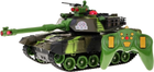 Czołg zdalnie sterowany Ramiz Simulation of Remonte Control Battle Tanks z figurką Zielony (5903864909012) - obraz 2