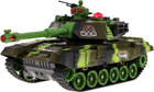 Czołg zdalnie sterowany Ramiz Simulation of Remonte Control Battle Tanks z figurką Zielony (5903864909012) - obraz 4