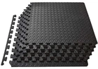 Татами мат EasyFit SwallowTail пазл ласточкин хвост с бортиком 120х120х1 см (EVA пазл-мат для спортзала и дома, даянг, будо-мат) EF-1950