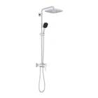 Душевая система GROHE QuickFix Vitalio Comfort 26985001 с верхним душем латунь хром CV033967