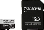 Карта пам'яті Transcend microSDXC 340S 256GB UHS-I U3 V30 A2 (TS256GUSD340S) - зображення 2
