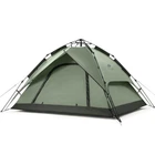 Автоматическая трехместная палатка Naturehike NH21ZP008, темно-зеленая