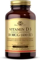 Витамин Д3 Solgar, Vitamin D3, Cholecalciferol, 400 IU, 250 капсул