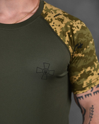 Тактическая потоотводящая футболка зсу pixeloliva XL - изображение 4