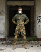 Тактический облегченный костюм Горка наколенниками штаны+куртка S мультикам+олива (16550) - изображение 2