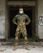 Тактический облегченный костюм Горка наколенниками штаны+куртка XL мультикам+олива (16550) - изображение 2