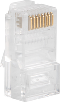 Wtyk modularny Lanberg RJ-45 UTP Cat 5e 8P8C 100 szt (PLU-5000EZ) - obraz 1