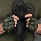 Универсальные кожаные Кроссовки на прошитой резиновой подошве черные размер 36 - изображение 8