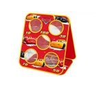 Детский игровой набор мишени "Тачки" Bambi LM1015, 6 мешочков